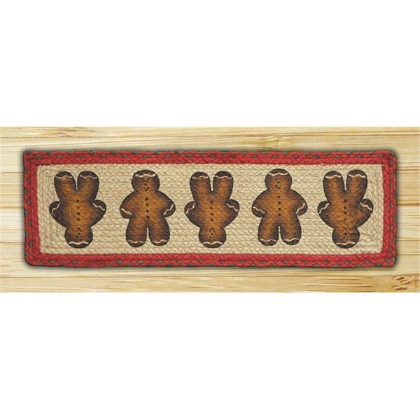 Capitol Importing Co Capitol Importing Gingerbread Men - 27 in. x 8.25 in. Rectangle Stair Tread 49-ST111GBM